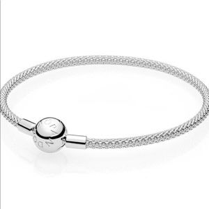 Pandora sterling silver mesh bracelet NEW